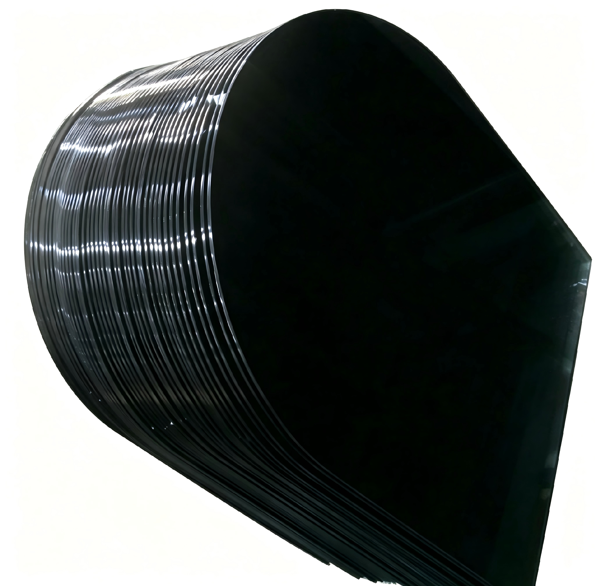 Arched black Tempered Glass 120*120*0.8