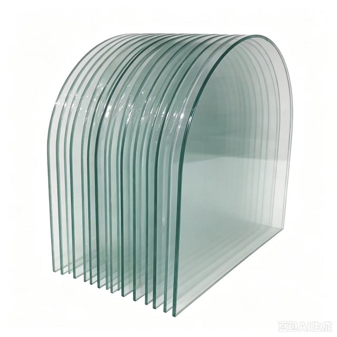 Halbrund Tempered Glass 85*110*0.6 Transparent