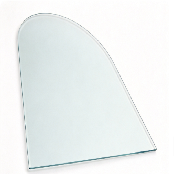 Halbrund Tempered Glass 85*110*0.6 Transparent